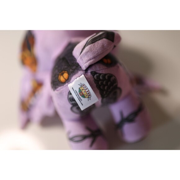 The Tattoo Zoo Frankie the Modeling Bat Plush Goth Emo Scene Stuffed Animal - Picture 12 of 14